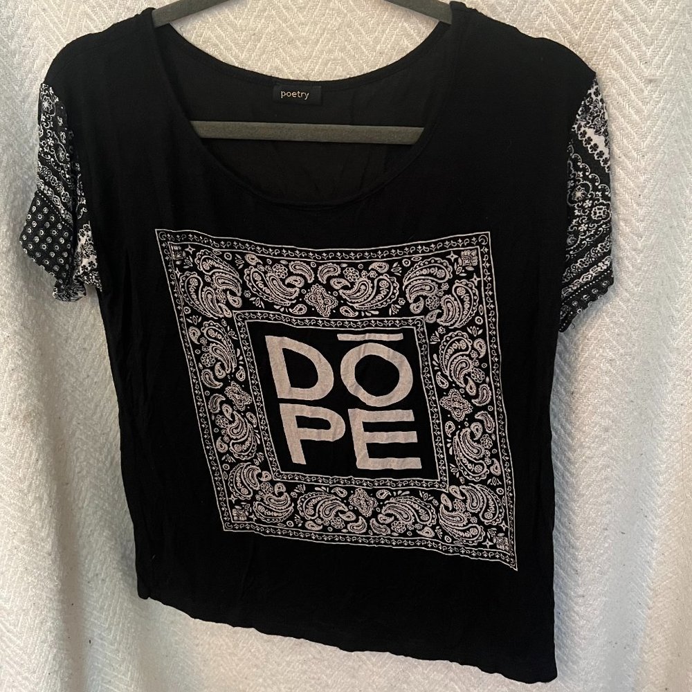 Dope by poetry size small paisley print